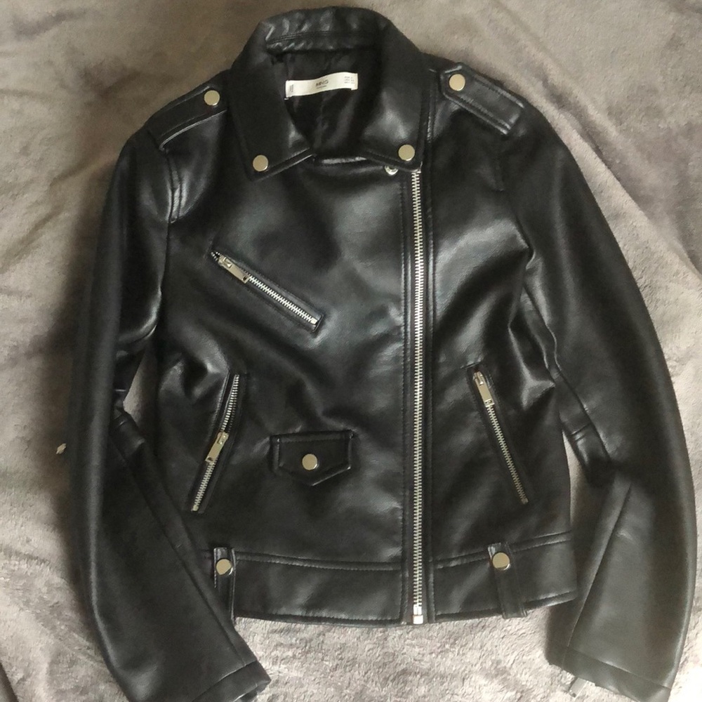 MNG Black Biker jacket